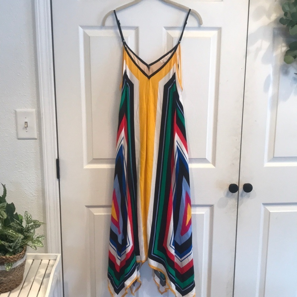 Jealous Tomato brand size XS sleeveless dress with handkerchief hem- NWT